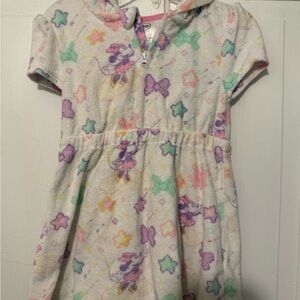 Disney Kids Dress with Hood - Purple and Pastel Colors
